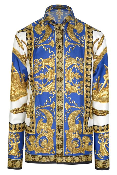 versace shirt long sleeve|authentic versace shirts.